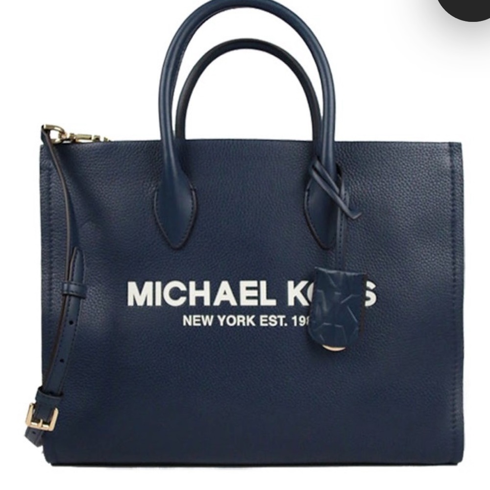 Michael Kors Medium Mirella 35S2G7ZT7L Tote Bag In Black - Picture 2 of 16